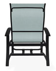 Belle Isle Multi - Position Polymer Armed Dining Chair - LOOMLAN - Telescope - Outdoor Dining Chairs