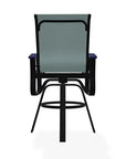 Belle Isle Sling Balcony Height Swivel Arm Chair - LOOMLAN - Telescope - Outdoor Accent Chairs