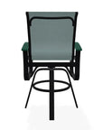 Belle Isle Sling Balcony Height Swivel Arm Chair - LOOMLAN - Telescope - Outdoor Accent Chairs