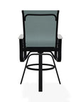 Belle Isle Sling Balcony Height Swivel Arm Chair - LOOMLAN - Telescope - Outdoor Accent Chairs