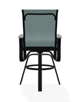 Belle Isle Sling Balcony Height Swivel Arm Chair - LOOMLAN - Telescope - Outdoor Accent Chairs