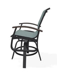Telescope Belle Isle Sling Balcony Height Swivel Arm Chair