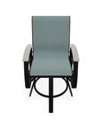 Telescope Belle Isle Sling Balcony Height Swivel Arm Chair