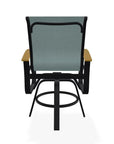 Telescope Belle Isle Sling Balcony Height Swivel Arm Chair