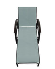 Belle Isle Sling Lay - Flat Polymer Arms Chaise - LOOMLAN - Telescope - Outdoor Chaises