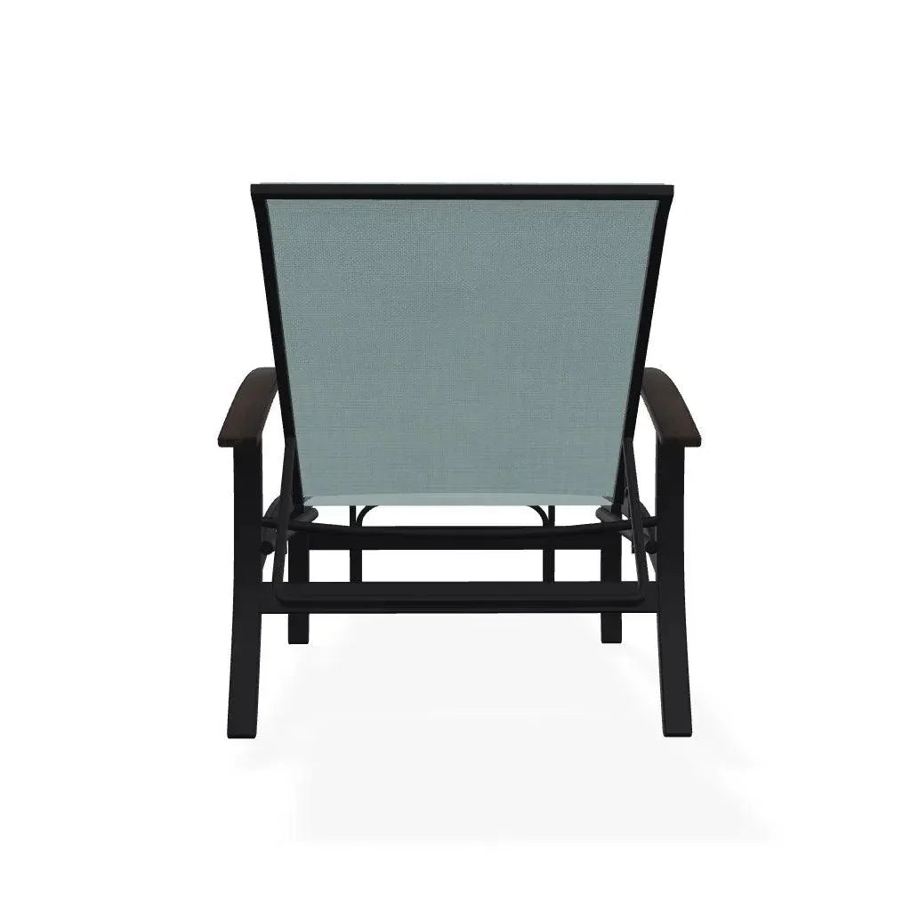 Belle Isle Sling Lay - Flat Polymer Arms Chaise - LOOMLAN - Telescope - Outdoor Chaises