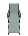 Belle Isle Sling Lay - Flat Polymer Arms Chaise - LOOMLAN - Telescope - Outdoor Chaises