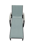 Belle Isle Sling Lay - Flat Polymer Arms Chaise - LOOMLAN - Telescope - Outdoor Chaises
