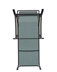 Belle Isle Sling Lay - Flat Polymer Arms Chaise - LOOMLAN - Telescope - Outdoor Chaises