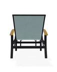 Belle Isle Sling Lay - Flat Polymer Arms Chaise - LOOMLAN - Telescope - Outdoor Chaises
