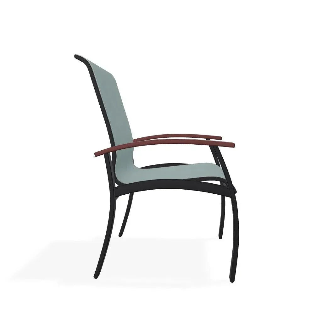 Telescope Belle Isle Aluminum Sling Arm Chair