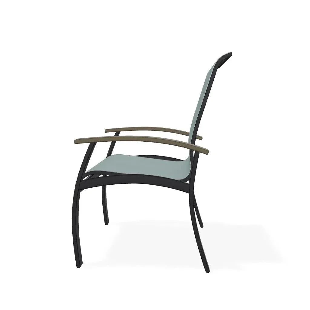 Telescope Belle Isle Aluminum Sling Arm Chair