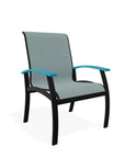 Telescope Belle Isle Aluminum Sling Arm Chair