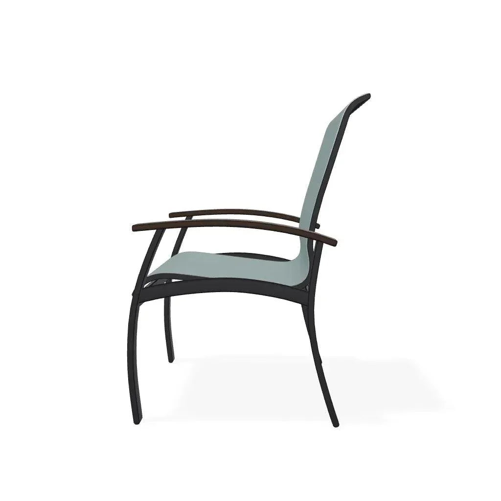 Telescope Belle Isle Aluminum Sling Arm Chair