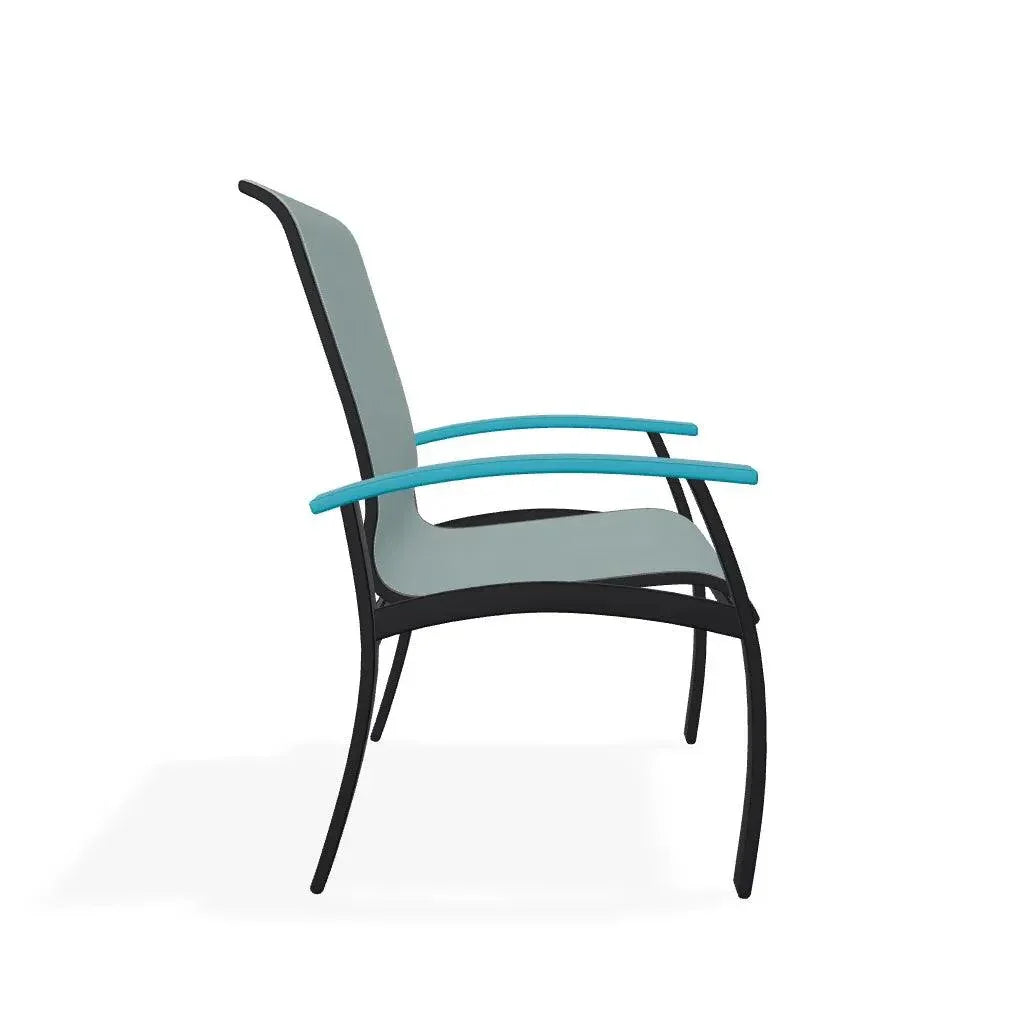 Telescope Belle Isle Aluminum Sling Arm Chair
