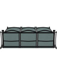 Belle Isle Sling Marine Grade Polymer Arms 3 - Seat Sofa - LOOMLAN - Telescope - Outdoor Sofas & Loveseats