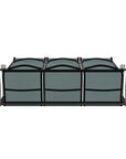 Belle Isle Sling Marine Grade Polymer Arms 3 - Seat Sofa - LOOMLAN - Telescope - Outdoor Sofas & Loveseats