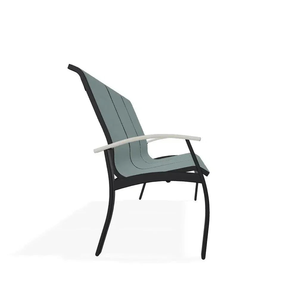 Belle Isle Sling Marine Grade Polymer Arms 3 - Seat Sofa - LOOMLAN - Telescope - Outdoor Sofas &amp; Loveseats