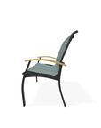 Belle Isle Sling Marine Grade Polymer Arms 3 - Seat Sofa - LOOMLAN - Telescope - Outdoor Sofas & Loveseats
