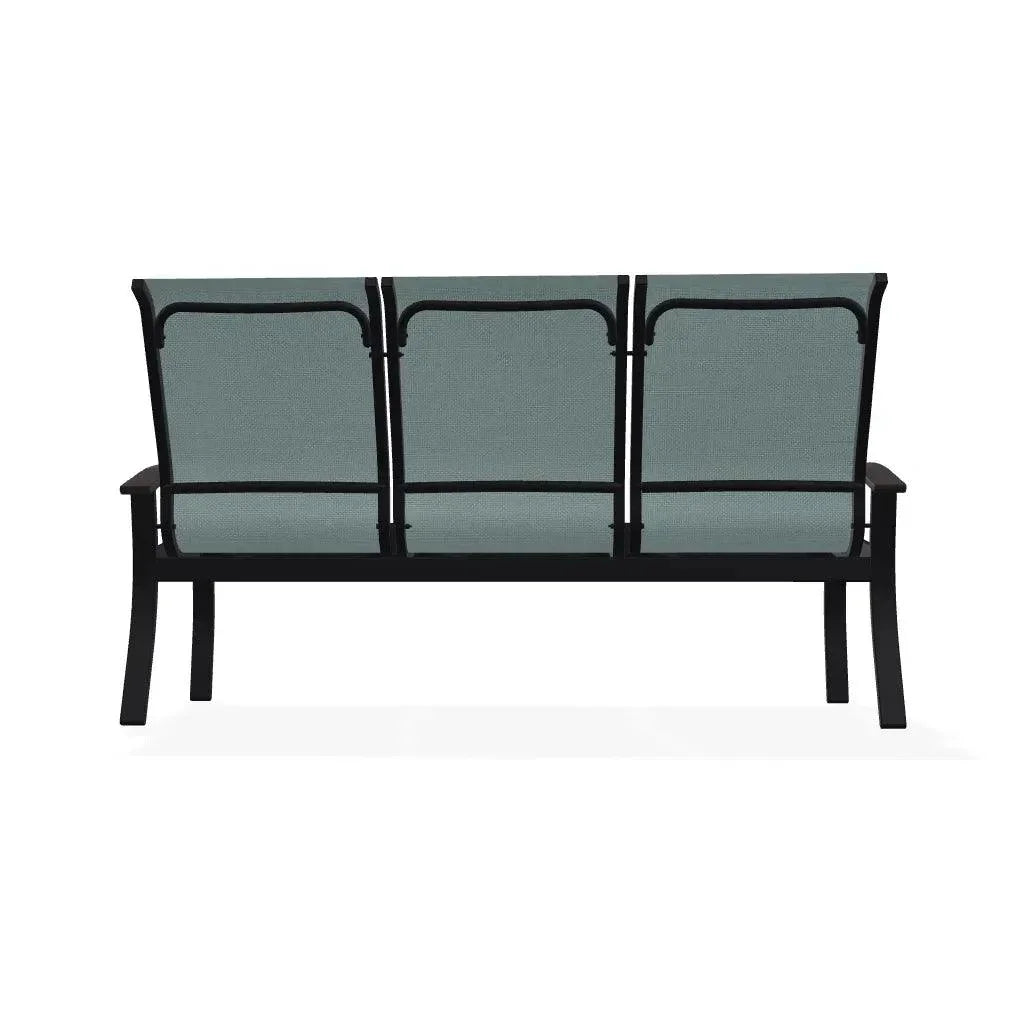 Belle Isle Sling Marine Grade Polymer Arms 3 - Seat Sofa - LOOMLAN - Telescope - Outdoor Sofas &amp; Loveseats
