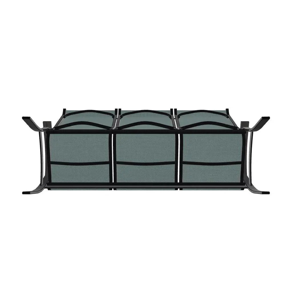 Belle Isle Sling Marine Grade Polymer Arms 3 - Seat Sofa - LOOMLAN - Telescope - Outdoor Sofas &amp; Loveseats