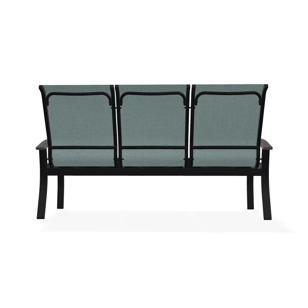 Belle Isle Sling Marine Grade Polymer Arms 3 - Seat Sofa - LOOMLAN - Telescope - Outdoor Sofas &amp; Loveseats