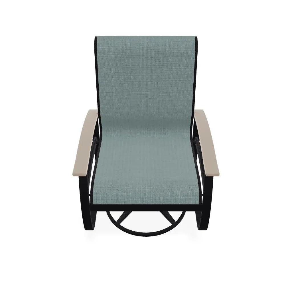 Belle Isle Sling Supreme Polymer Arm Chair - LOOMLAN - Telescope - Outdoor Accent Chairs