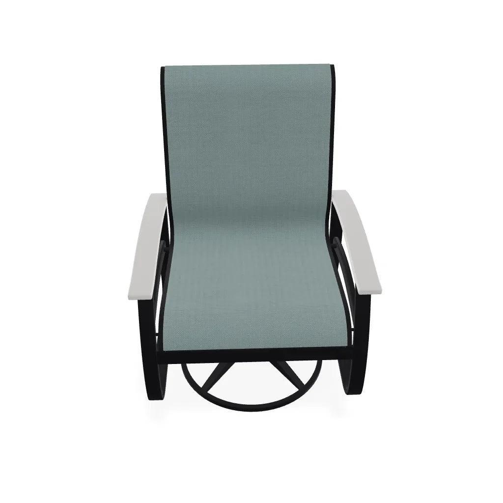 Belle Isle Sling Supreme Polymer Arm Chair - LOOMLAN - Telescope - Outdoor Accent Chairs