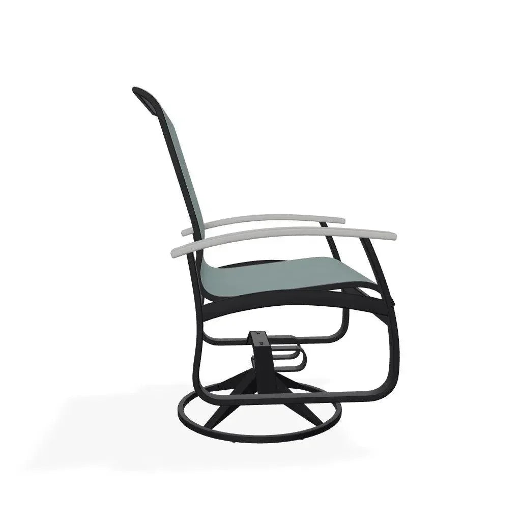 Belle Isle Sling Supreme Polymer Arm Chair - LOOMLAN - Telescope - Outdoor Accent Chairs