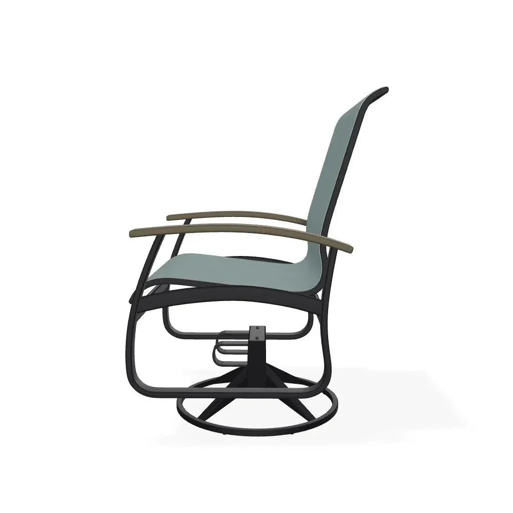 Belle Isle Sling Supreme Polymer Arm Chair - LOOMLAN - Telescope - Outdoor Accent Chairs
