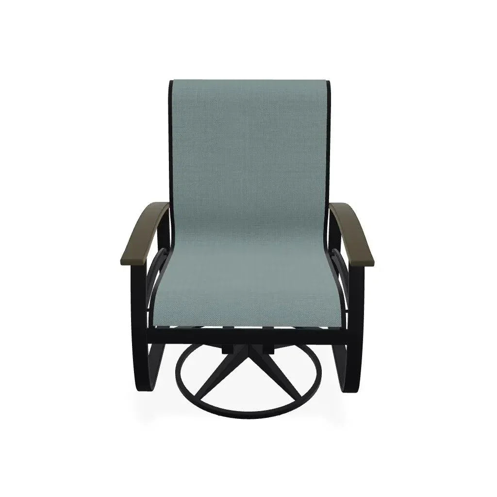 Belle Isle Sling Supreme Polymer Arm Chair - LOOMLAN - Telescope - Outdoor Accent Chairs