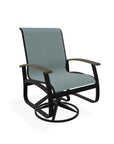 Belle Isle Sling Supreme Polymer Arm Chair - LOOMLAN - Telescope - Outdoor Accent Chairs