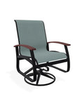 Belle Isle Sling Supreme Polymer Arm Chair - LOOMLAN - Telescope - Outdoor Accent Chairs