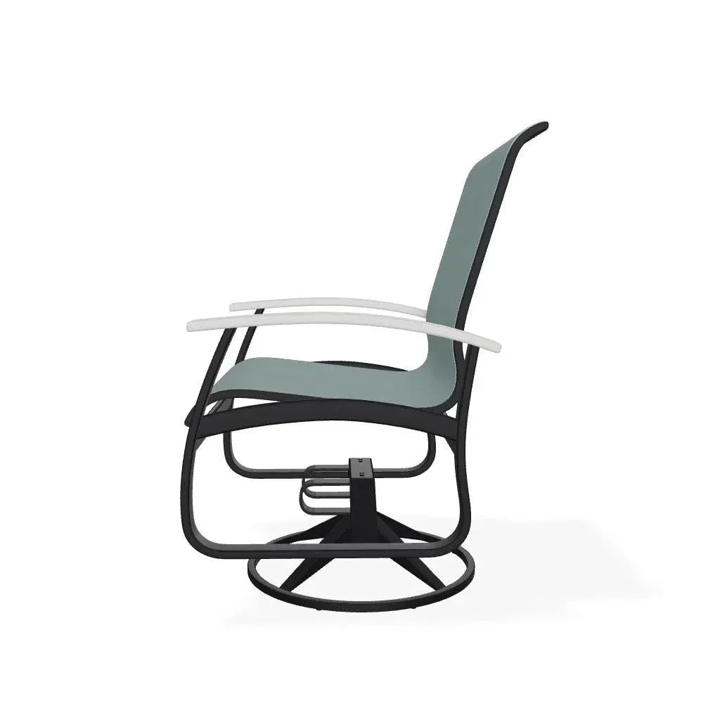 Belle Isle Sling Supreme Polymer Arm Chair - LOOMLAN - Telescope - Outdoor Accent Chairs
