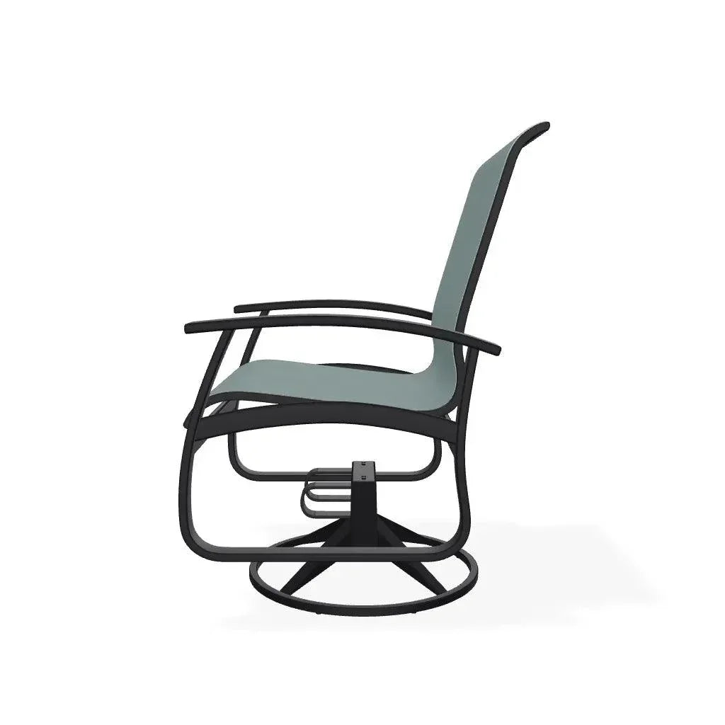 Belle Isle Sling Supreme Polymer Arm Chair - LOOMLAN - Telescope - Outdoor Accent Chairs