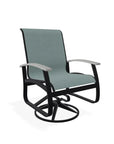 Belle Isle Sling Supreme Polymer Arm Chair - LOOMLAN - Telescope - Outdoor Accent Chairs
