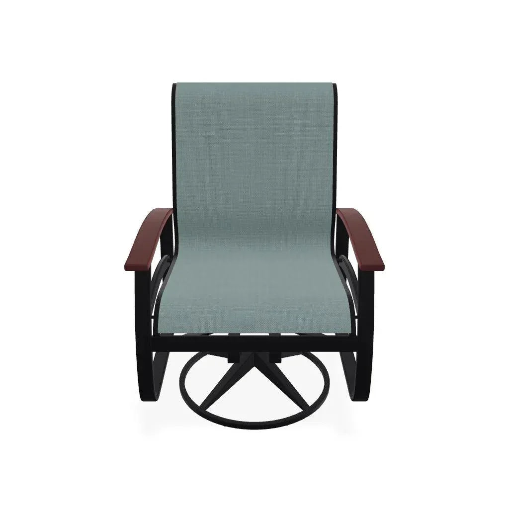Belle Isle Sling Supreme Polymer Arm Chair - LOOMLAN - Telescope - Outdoor Accent Chairs