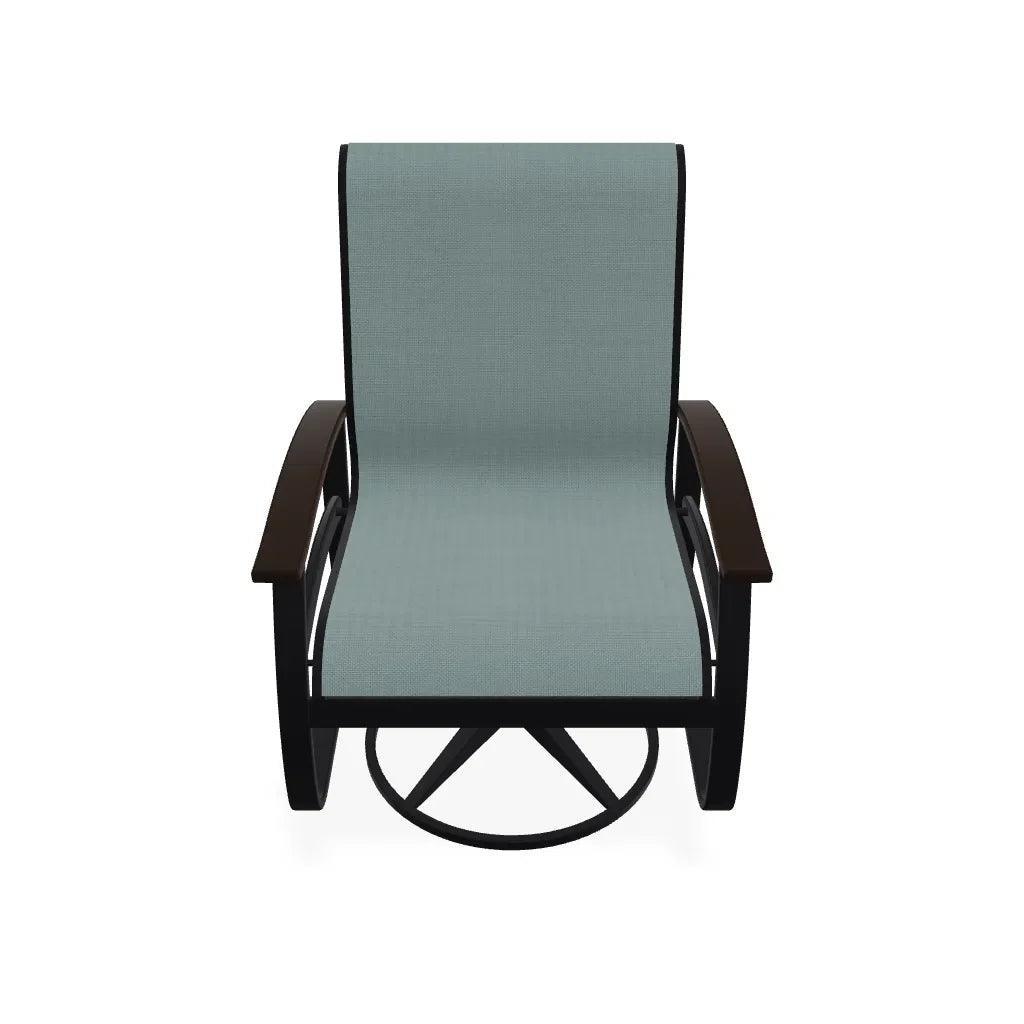 Belle Isle Sling Supreme Polymer Arm Chair - LOOMLAN - Telescope - Outdoor Accent Chairs