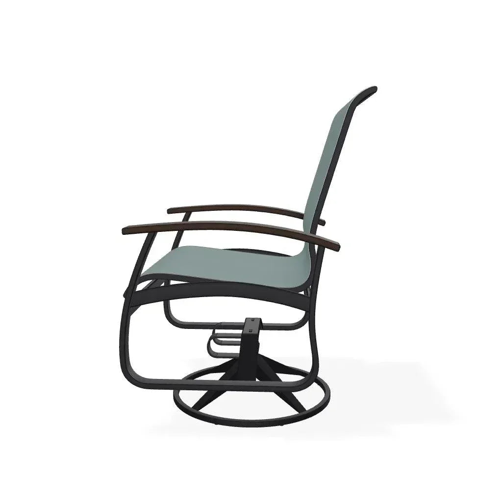 Belle Isle Sling Supreme Polymer Arm Chair - LOOMLAN - Telescope - Outdoor Accent Chairs