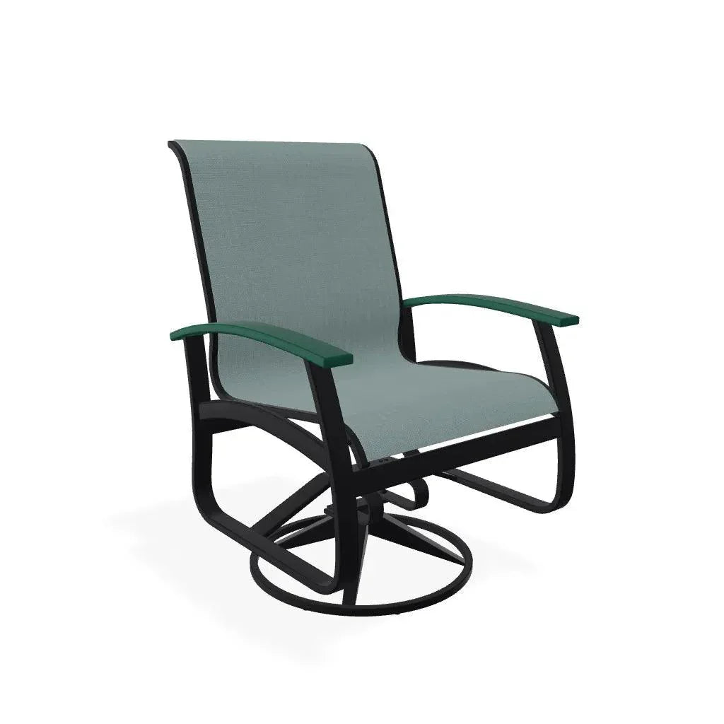 Belle Isle Sling Supreme Polymer Arm Chair - LOOMLAN - Telescope - Outdoor Accent Chairs