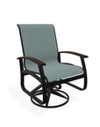 Belle Isle Sling Supreme Polymer Arm Chair - LOOMLAN - Telescope - Outdoor Accent Chairs