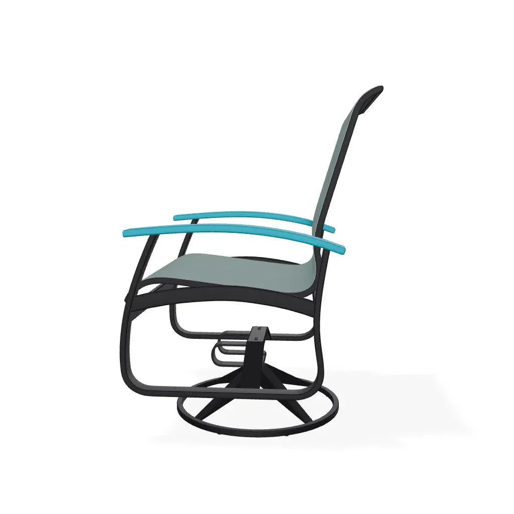 Belle Isle Sling Supreme Polymer Arm Chair - LOOMLAN - Telescope - Outdoor Accent Chairs