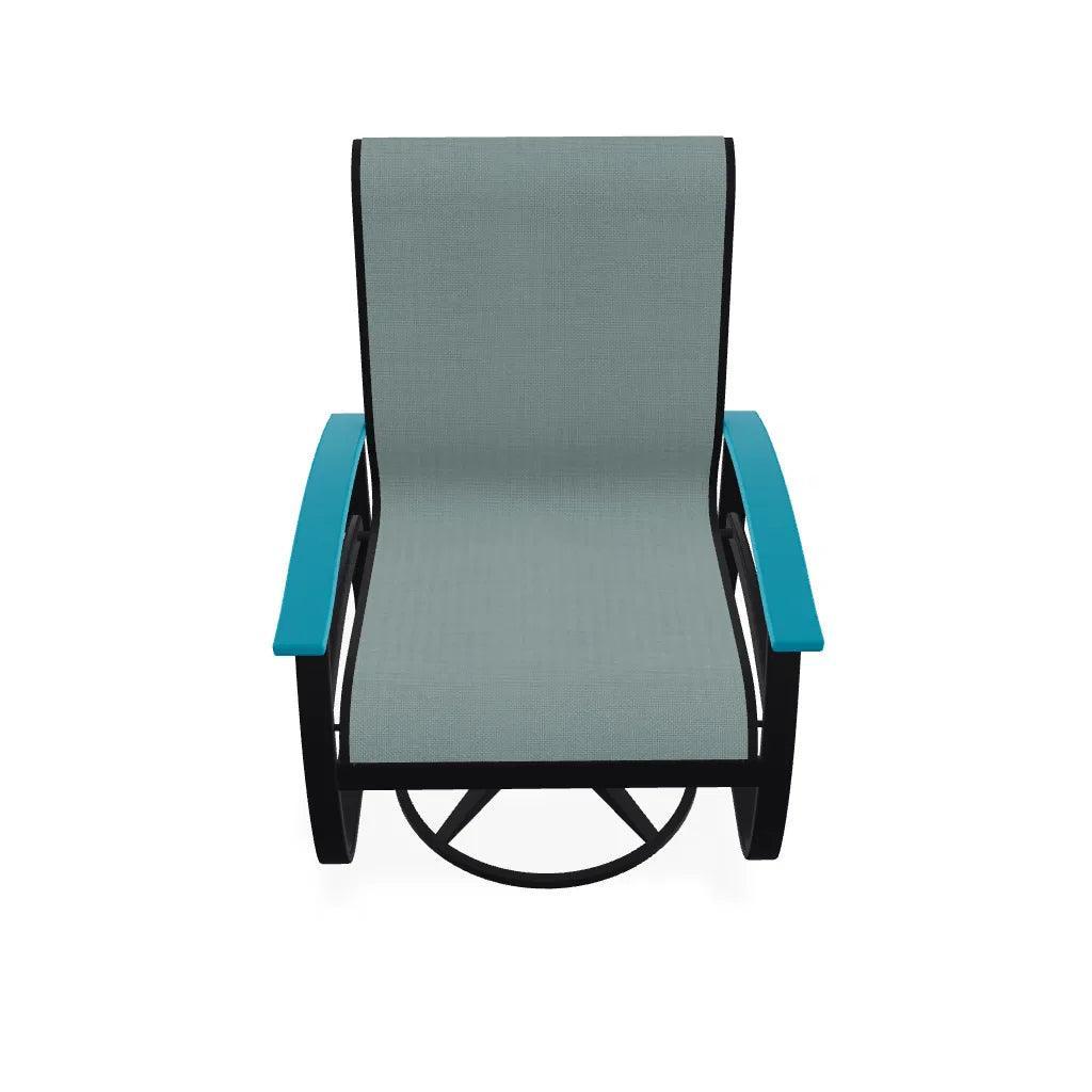 Belle Isle Sling Supreme Polymer Arm Chair - LOOMLAN - Telescope - Outdoor Accent Chairs