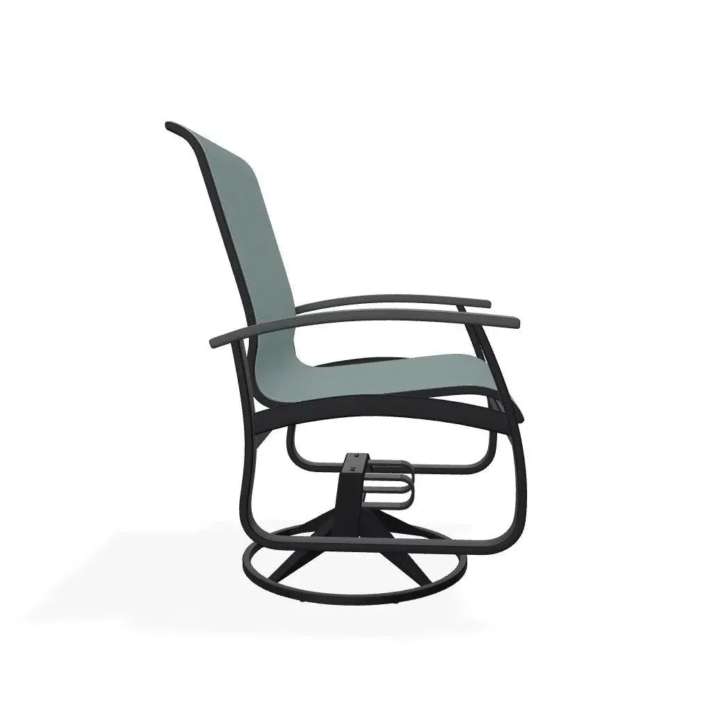 Belle Isle Sling Supreme Polymer Arm Chair - LOOMLAN - Telescope - Outdoor Accent Chairs