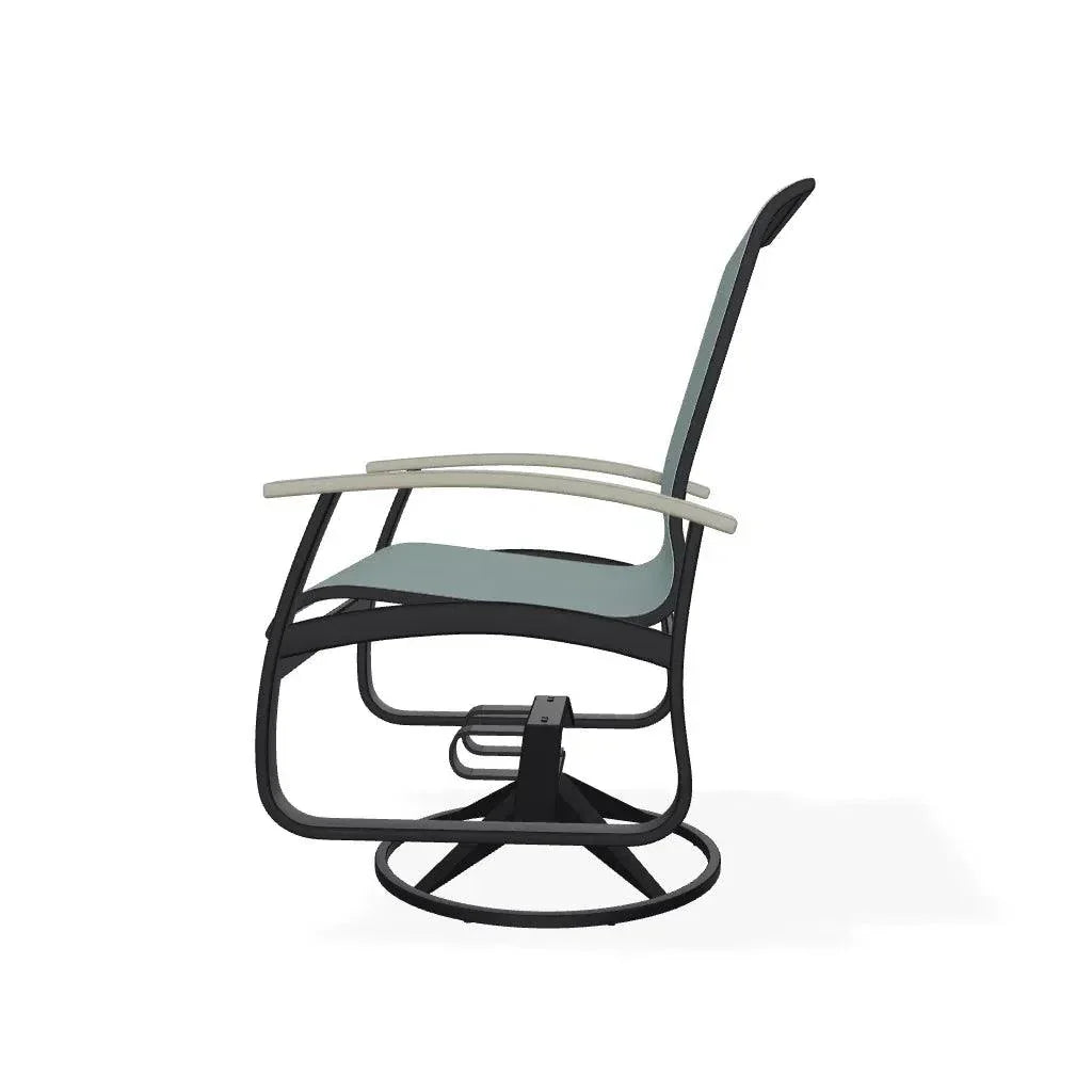 Belle Isle Sling Supreme Polymer Arm Chair - LOOMLAN - Telescope - Outdoor Accent Chairs