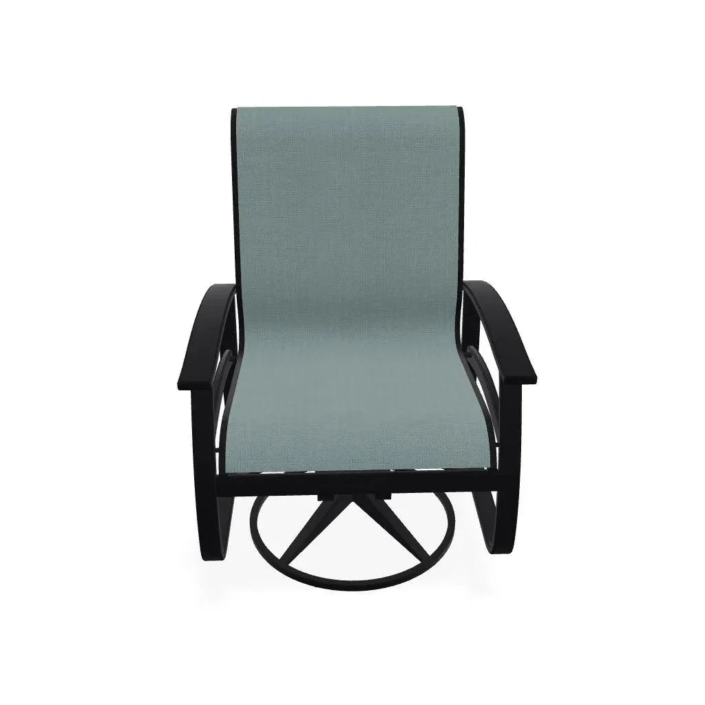 Belle Isle Sling Supreme Polymer Arm Chair - LOOMLAN - Telescope - Outdoor Accent Chairs