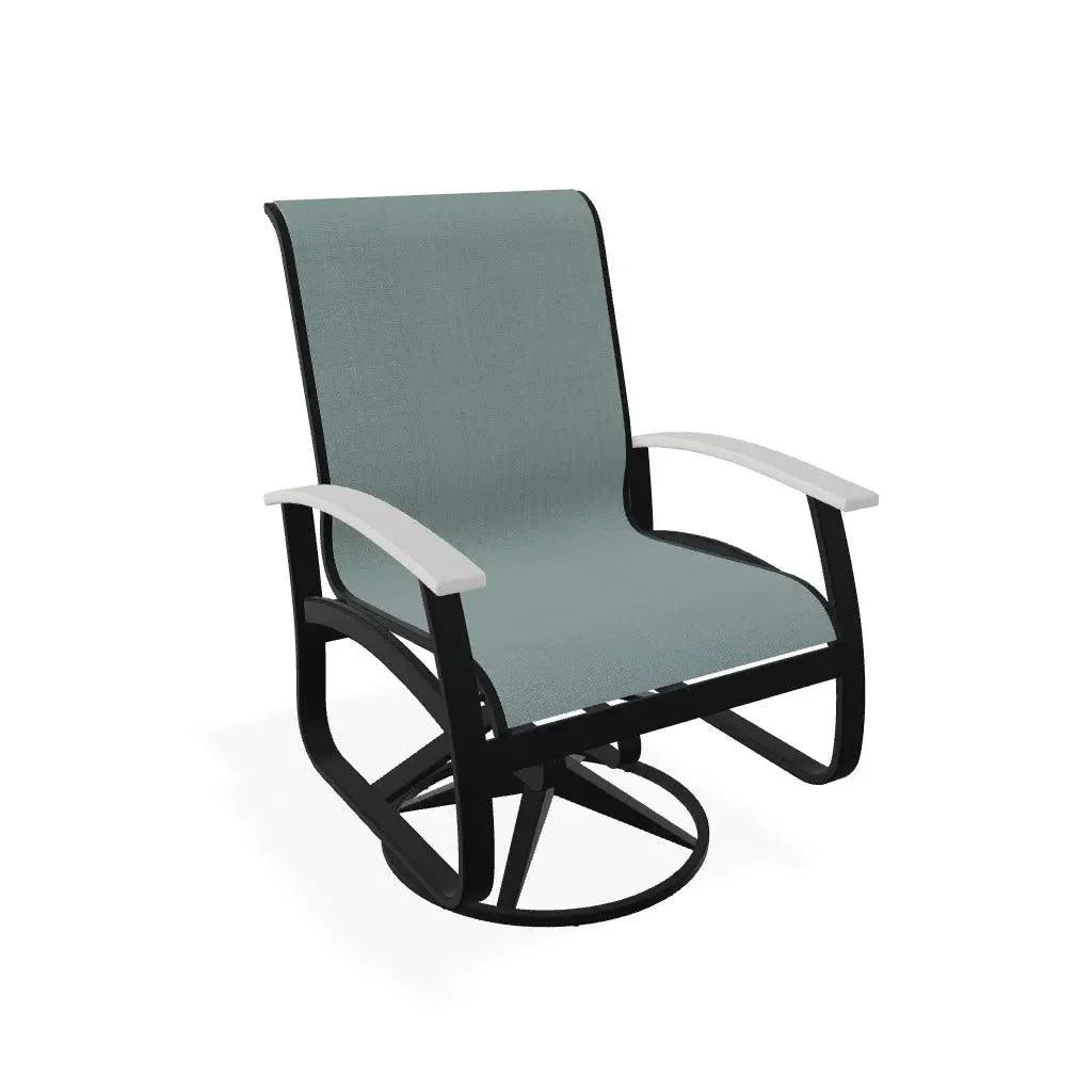 Belle Isle Sling Supreme Polymer Arm Chair - LOOMLAN - Telescope - Outdoor Accent Chairs