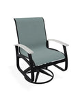 Belle Isle Sling Supreme Polymer Arm Chair - LOOMLAN - Telescope - Outdoor Accent Chairs