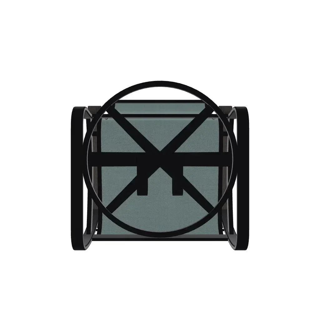 Belle Isle Sling Swivel Rocker with MGP Arms - LOOMLAN - Telescope - Outdoor Accent Chairs