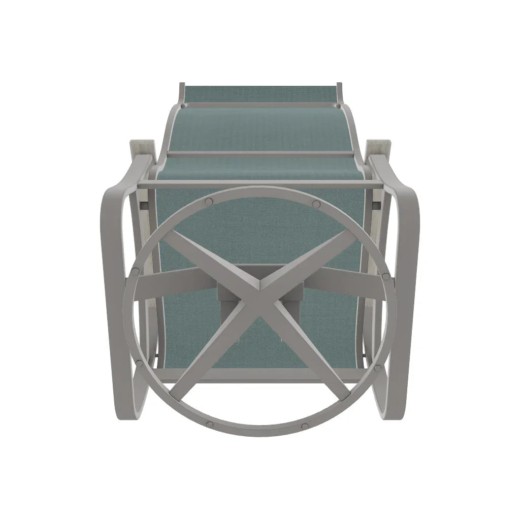 Belle Isle Supreme Swivel Rocker Polymer Arms - LOOMLAN - Telescope - Outdoor Accent Chairs